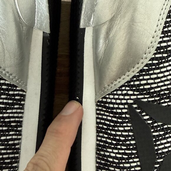 Reebok Boxing Boots shoes, Lace Up Ankle Strap Black/Silver Men’s Size 11 - Picture 10 of 16